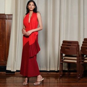 Acler MIDI Dress Cherry mix